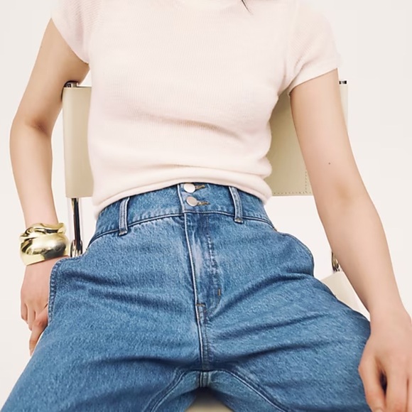 J crew Slim-wide jean with stacked buttons - Picture 4 of 8